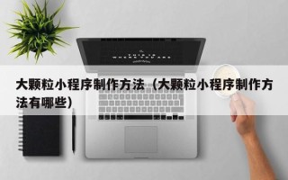 邵阳县大颗粒小程序制作方法（大颗粒小程序制作方法有哪些）